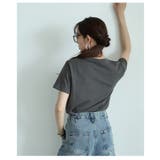 弾むようなロゴを描くコード刺繍コットンカットソー レディース ファッション | Sawa a la mode | 詳細画像16