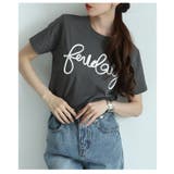弾むようなロゴを描くコード刺繍コットンカットソー レディース ファッション | Sawa a la mode | 詳細画像19