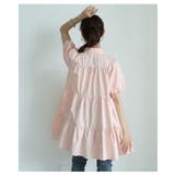 甘いシルエットに惹かれるティアードシャツチュニック レディース ファッション | Sawa a la mode | 詳細画像6