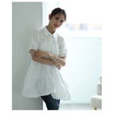 甘いシルエットに惹かれるティアードシャツチュニック レディース ファッション | Sawa a la mode | 詳細画像10