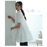 甘いシルエットに惹かれるティアードシャツチュニック レディース ファッション | Sawa a la mode | 詳細画像13