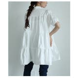 甘いシルエットに惹かれるティアードシャツチュニック レディース ファッション | Sawa a la mode | 詳細画像14