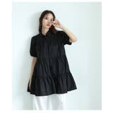 甘いシルエットに惹かれるティアードシャツチュニック レディース ファッション | Sawa a la mode | 詳細画像16