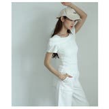 綺麗めをうオフショルダー風スリムカットソートップス レディース ファッション | Sawa a la mode | 詳細画像9