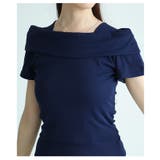 綺麗めをうオフショルダー風スリムカットソートップス レディース ファッション | Sawa a la mode | 詳細画像18
