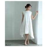 ふわりと躍るバブルヘムフィッシュテールワンピース レディース ファッション | Sawa a la mode | 詳細画像3