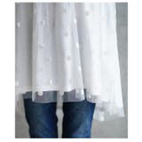 可愛いをつくる異素材チュールドットフレア切り替えチュニック レディース | Sawa a la mode | 詳細画像10