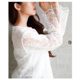 大輪が咲く花柄レースレイヤードカットソー レディース ファッション | Sawa a la mode | 詳細画像6
