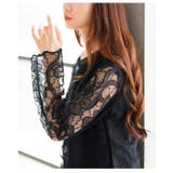大輪が咲く花柄レースレイヤードカットソー レディース ファッション | Sawa a la mode | 詳細画像16