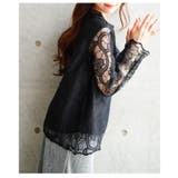 大輪が咲く花柄レースレイヤードカットソー レディース ファッション | Sawa a la mode | 詳細画像19