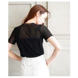 さりげない煌めきを纏うラメストライプシアーカットソー レディース ファッション | Sawa a la mode | 詳細画像9 