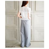 さりげない煌めきを纏うラメストライプシアーカットソー レディース ファッション | Sawa a la mode | 詳細画像17 