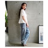 爽やかな甘さが惹き立つレイヤード風ペプラムブラウス レディース ファッション | Sawa a la mode | 詳細画像14 