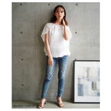 着るだけでこなれるスリットスリーブジャガードブラウス レディース ファッション | Sawa a la mode | 詳細画像4