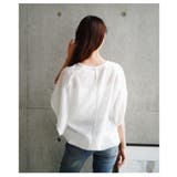 着るだけでこなれるスリットスリーブジャガードブラウス レディース ファッション | Sawa a la mode | 詳細画像9