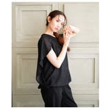 着るだけでこなれるスリットスリーブジャガードブラウス レディース ファッション | Sawa a la mode | 詳細画像17