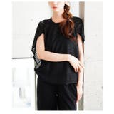着るだけでこなれるスリットスリーブジャガードブラウス レディース ファッション | Sawa a la mode | 詳細画像20