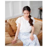 控えめな甘さがちょうどいいメッシュフリルスリーブトップス レディース ファッション | Sawa a la mode | 詳細画像15