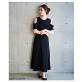 大人の肌見せに魅了するショルダーリボンフレアワンピース レディース ファッション | Sawa a la mode | 詳細画像3