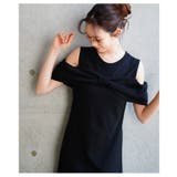 大人の肌見せに魅了するショルダーリボンフレアワンピース レディース ファッション | Sawa a la mode | 詳細画像4