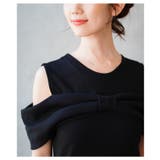 大人の肌見せに魅了するショルダーリボンフレアワンピース レディース ファッション | Sawa a la mode | 詳細画像5