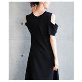 大人の肌見せに魅了するショルダーリボンフレアワンピース レディース ファッション | Sawa a la mode | 詳細画像8