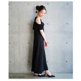 大人の肌見せに魅了するショルダーリボンフレアワンピース レディース ファッション | Sawa a la mode | 詳細画像19