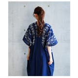 自然の温もりを感じる刺繍デザインインド綿カフタンワンピース レディース | Sawa a la mode | 詳細画像8