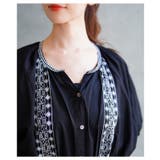 自然の温もりを感じるエスニック刺繍のインド綿ワンピース レディース ファッション | Sawa a la mode | 詳細画像5