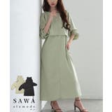 ゆる涼しい大人のカジュアルスタイルを楽しめるトップス&ワンピース2点セット | Sawa a la mode | 詳細画像1