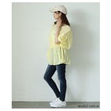夏風感じるゆったり華奢見えなドロストペプラムブラウス レディース ファッション | Sawa a la mode | 詳細画像4