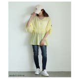 夏風感じるゆったり華奢見えなドロストペプラムブラウス レディース ファッション | Sawa a la mode | 詳細画像7