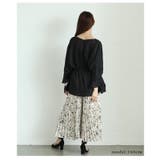 夏風感じるゆったり華奢見えなドロストペプラムブラウス レディース ファッション | Sawa a la mode | 詳細画像19