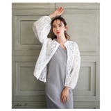 甘さを引いた大人のレースシアーふんわり袖シャツブラウス レディース ファッション | Sawa a la mode | 詳細画像3