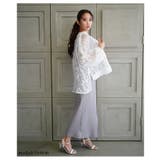 甘さを引いた大人のレースシアーふんわり袖シャツブラウス レディース ファッション | Sawa a la mode | 詳細画像4
