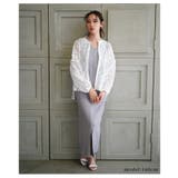 甘さを引いた大人のレースシアーふんわり袖シャツブラウス レディース ファッション | Sawa a la mode | 詳細画像7