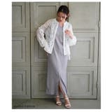 甘さを引いた大人のレースシアーふんわり袖シャツブラウス レディース ファッション | Sawa a la mode | 詳細画像10