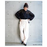 甘さを引いた大人のレースシアーふんわり袖シャツブラウス レディース ファッション | Sawa a la mode | 詳細画像14