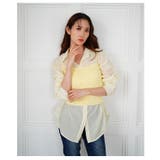 色んなコーデで愉しめるキャミ付きアンサンブルシアーシャツ レディース ファッション | Sawa a la mode | 詳細画像14