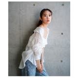 色んなコーデで愉しめるキャミ付きアンサンブルシアーシャツ レディース ファッション | Sawa a la mode | 詳細画像18