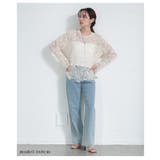 上品にきれい見えする繊細な華やかさのペイズリーレーストップス レディース | Sawa a la mode | 詳細画像11