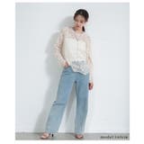 上品にきれい見えする繊細な華やかさのペイズリーレーストップス レディース | Sawa a la mode | 詳細画像19
