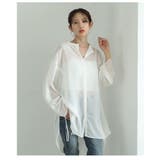 ヘルシーな透け感を纏う袖リボンドロストシャツブラウス レディース ファッション | Sawa a la mode | 詳細画像20