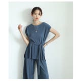 着こなしの幅広がるリブカットソー&リブパンツセットアップ レディース ファッション | Sawa a la mode | 詳細画像8