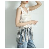 重ね着をアップデートするかぎ編みレースニットベスト レディース ファッション | Sawa a la mode | 詳細画像9