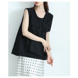 大胆リボンで惹き付けるノースリーブトップス レディース ファッション | Sawa a la mode | 詳細画像4