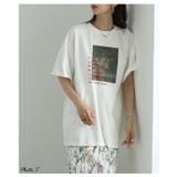 レトロな絵画が魅了するパネルプリントビッグTシャツ レディース ファッション | Sawa a la mode | 詳細画像3