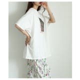 レトロな絵画が魅了するパネルプリントビッグTシャツ レディース ファッション | Sawa a la mode | 詳細画像4