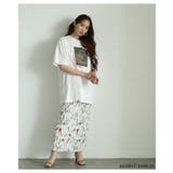レトロな絵画が魅了するパネルプリントビッグTシャツ レディース ファッション | Sawa a la mode | 詳細画像5