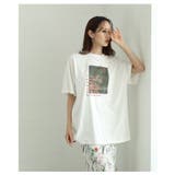 レトロな絵画が魅了するパネルプリントビッグTシャツ レディース ファッション | Sawa a la mode | 詳細画像6